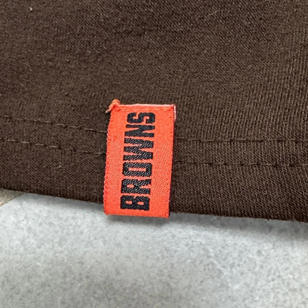 Cleveland Browns Hoodie with Helmet Logo and Cleveland Browns on sleeves